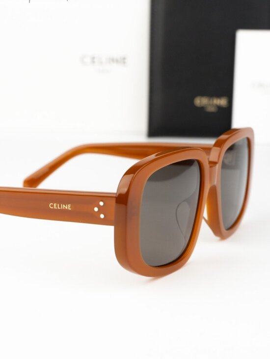 Celine Women Sunglasses Brown Grey Square CL40299U 45A NEW AUTHENTIC main image 5